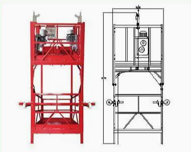 Suspended Platform with CE Certificate for Elevator Installation